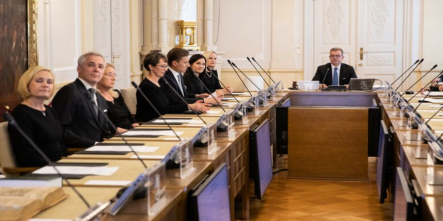 Nomeação do conselho do primeiro-ministro finlandês, Petteri Orpo