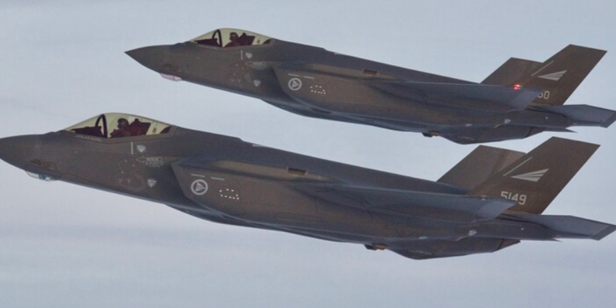Noruega decola seus caças F-35 para o céu foto: Comando Aéreo da OTAN/X