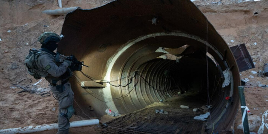As IDF encontraram o maior túnel em Gaza foto: Forças de Defesa de Israel